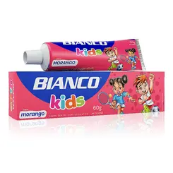 Creme Dental Bianco Kidz 60 Grs Morango