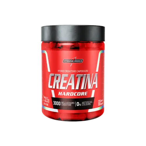 Creatina Hardcore 100% Pura 60 Caps