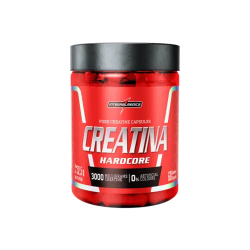 Creatina Hardcore 100% Pura 60 Caps