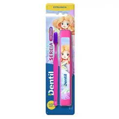 Escova Dentil Kids C/ Estojo Sereia