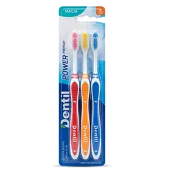 Escova Dentil Power Premium Media 3 unidades