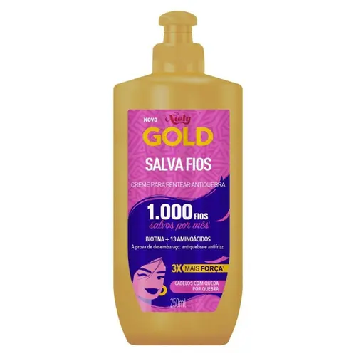 Cr Pent Niely Gold 250Ml Salva Fios Cond