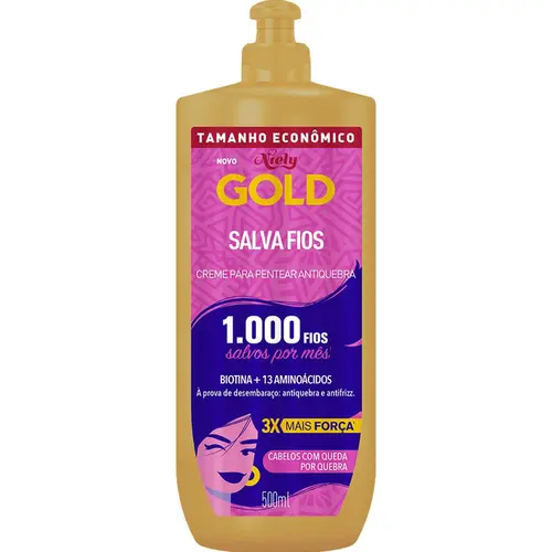 Cr Pent Niely Gold 500Ml Salva Fios Cond