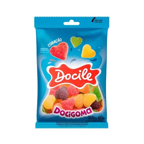 Docigoma Coracao Sortido 100g