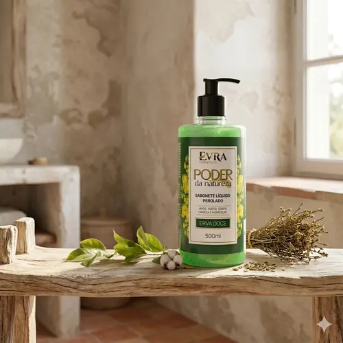 Sabonete Liquido Evra Erva Doce 500Ml
