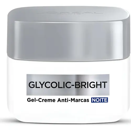 Gel Creme Facial Noturno Glycolic Bright L Oréal Paris 49g