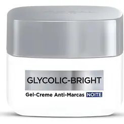 Gel Creme Facial Noturno Glycolic Bright L Oréal Paris 49g