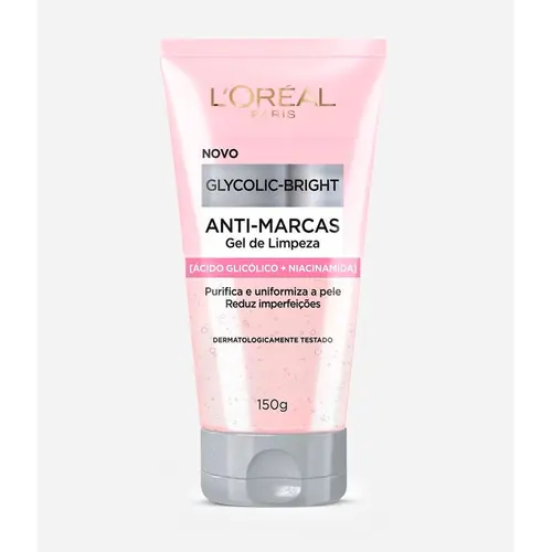 Gel de Limpeza Facial Glycolic Bright L Oréal Paris 150g