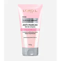 Gel de Limpeza Facial Glycolic Bright L Oréal Paris 150g