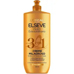 Creme Milagroso 3 em 1 Elseve Óleo Extraordinário 500ml