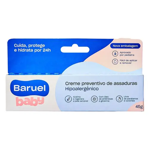Creme Preventivo De Assaduras Baruel Baby 45G