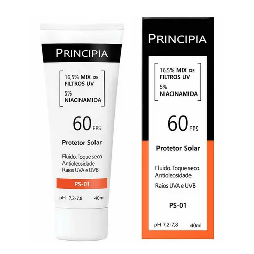 Protetor Solar Principia Skincare Fps60 PS-01 40ml