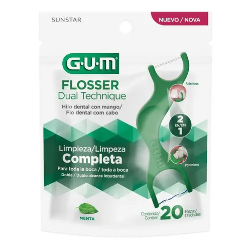 GUM Flosser Dual Technique c20