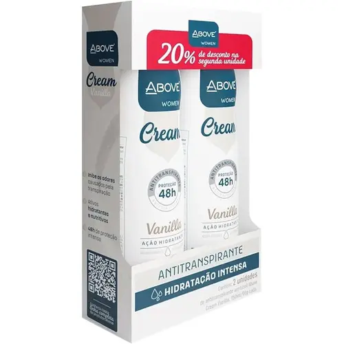 Kit Desod Above C/2Un Duo Ant Cream Vanilla 150Ml