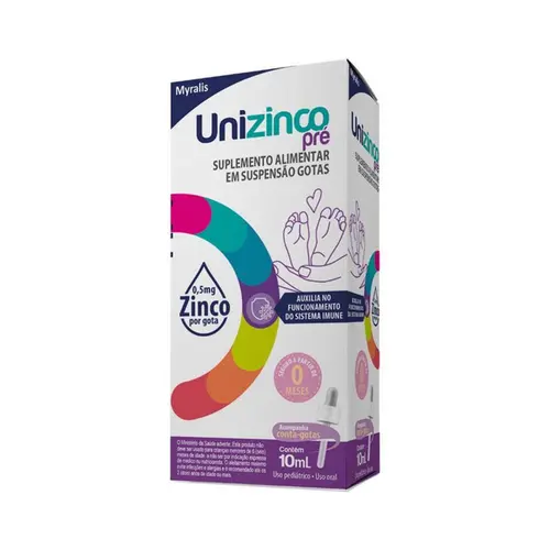 UNIZINCO SOL PRE 10ML