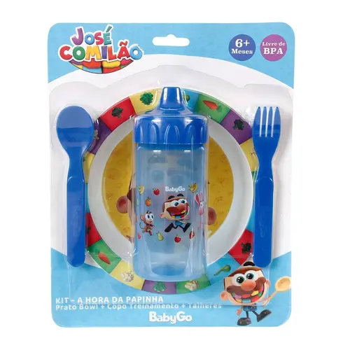 Kit Hora da Papinha Infantil Babygo José Comilão