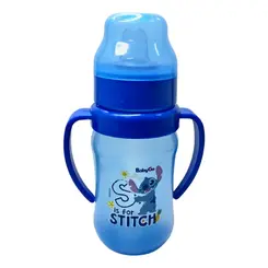 Copo com  Bico Flexível Baby Go Stitch Azul  400ml  Unidade