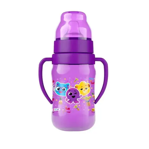Copo Treinamento BabyGo com Alças e Bico Flexível 400ml
