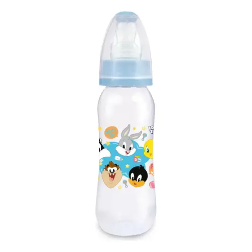 Mamadeira Bico Convencional Ortodôntico Looney Tunes 240ml