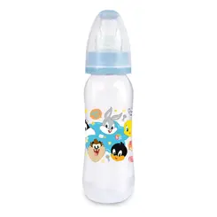 Mamadeira Bico Convencional Ortodôntico Looney Tunes 240ml