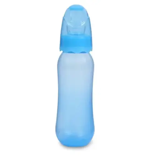 Mamadeira Ortodôntica Baby Go Azul 240 ml
