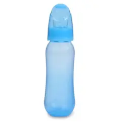 Mamadeira Ortodôntica Baby Go Azul 240 ml