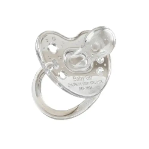 Chupeta Orto Baby Go Transparente 1 unidade