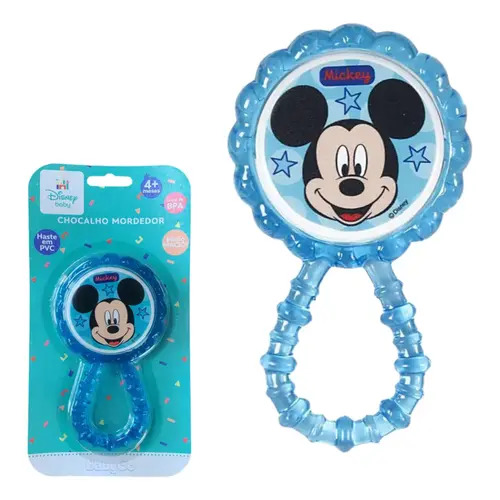 Chocalho Mordedor Baby Go Mickey Mouse 1 unidade
