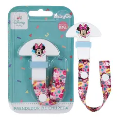 Prendedor de Chupetas Universal Baby Go Minnie Fita Decorada