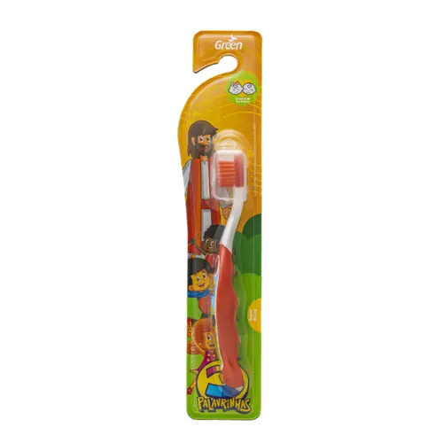 Escova Dente Infantil Macia Green Kids
