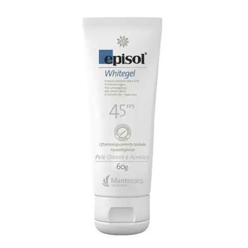 Protetor Solar Episol Whitegel Fps45 60g