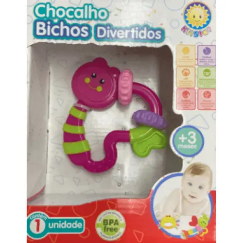 Chocalho Bichos Divertidos 9890 Kit Star