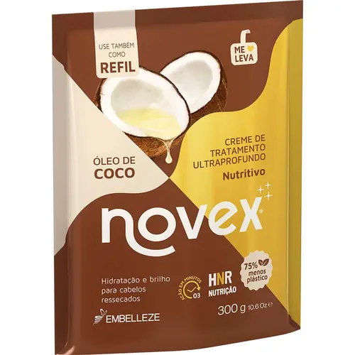 REFIL CREME TRATAMENTO NOVEX OLEO DE COCO 300G