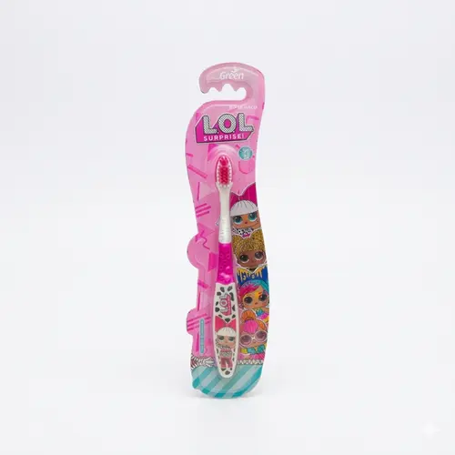 Escova de Dente Infantil Lol Suprise Macia Green 1 unidade