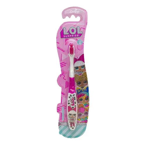 Escova Dente Infantil Lol Suprise Macia Green