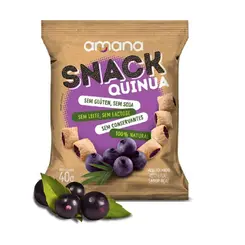 Snack De Quinua Recheado De Açaí
