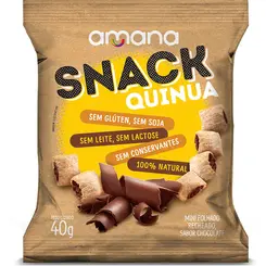 Snack De Quinua Recheado De Chocolate