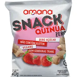 Snack De Quinua Com Choclate Recheado De Morango