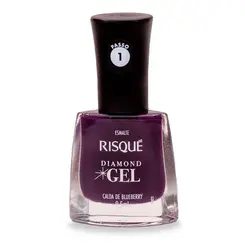 Esmalte Risque Dgel Crem Calda Blueb Cl9,5Ml