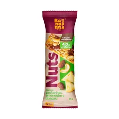 BARRA NUTS CASTANHAS AMENDOIM E ABACAXI 25G