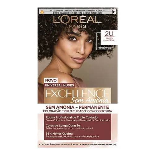 TINTA EXCELLENCE SEM AMONIA 2 PRETO