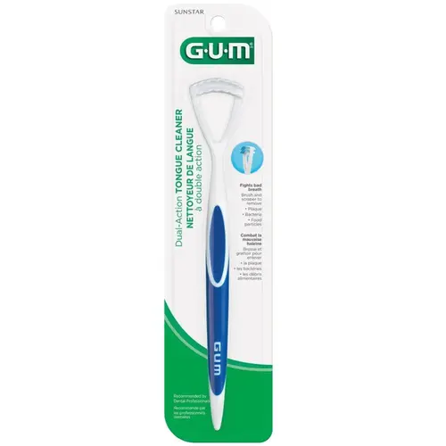GUM Limpador de Língua Dual-Action