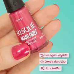 Esmalte Risque Crem Faco O Pinx Em Cas 8Mlcl