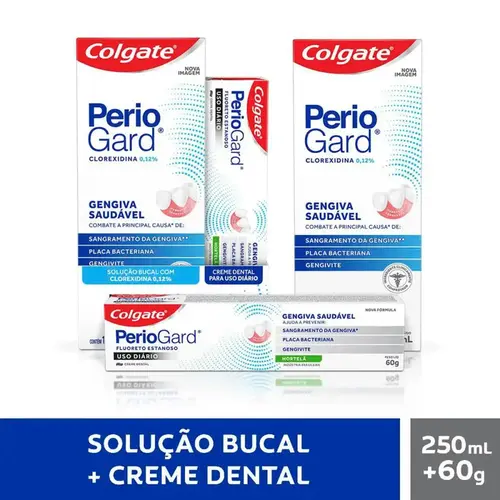 Kit Enx Bucal Colgate Periogard S/Alcool 250Ml + Cr Dental Colgate Periogard 60G