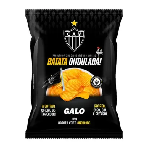 Batata Ondulada Frita Atletico 40g