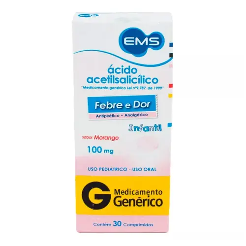 Acido Acetilsalicilico 100mg c/30 Cpr EMS