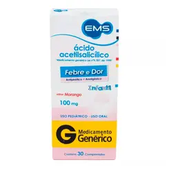 Acido Acetilsalicilico 100mg c/30 Cpr EMS