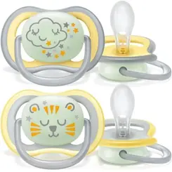Chup Ultra Air Noturna Dupla Decorada 18M+ Amarela/Scf376/01