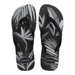Sandália Havaianas Aloha Preto Cinza 43