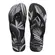 Sandália Havaianas Aloha Preto Cinza 43